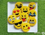 Smiley Emoji Fridge Magnet Set of 6 – Hand-Painted Clay - view 1